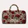 Burgundy Rose Blooms for Romantic Getaways and Everyday Travel for Women and Men Quilted Weekend Bag - 6
