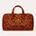Burgundy Gold Paisley Floral Motifs for Elegant Travel, Vacations, and Weekend Getaways Quilted Weekend Bag - 6