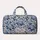 Navy Blue Rose And Hydrangea Botanical Florals For Coastal Getaways And Beach Travel Quilted Weekend Bag - 6