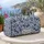 Navy Blue Rose And Hydrangea Botanical Florals For Coastal Getaways And Beach Travel Quilted Weekend Bag - 5