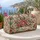 Coral Rose and Olive Botanical Blooms for Campsite Escapes and Outdoor Weekend Getaways Quilted Weekend Bag - 5