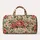 Coral Rose and Olive Botanical Blooms for Campsite Escapes and Outdoor Weekend Getaways Quilted Weekend Bag - 6