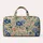 Blue And Coral Botanical Florals For Seaside Getaways And Summer Travel Quilted Weekend Bag - 6