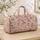 Ballet Dancers, Pointe Shoes and Crowns for Dance Class, Travel and Weekend Getaways Quilted Weekend Bag - 4