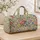 Watercolor Garden Flowers for Gym Travel, Yoga, and Weekend Getaways for Women and Men Quilted Weekend Bag - 4
