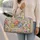Watercolor Garden Flowers for Gym Travel, Yoga, and Weekend Getaways for Women and Men Quilted Weekend Bag - 2
