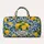 Lemons And Blue Coastal Waves For Sunny Getaways And Relaxed Weekend Escapes Quilted Weekend Bag - 6