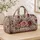 Romantic Rose Garden Florals for Weekend Getaways and Everyday Travel Companions Quilted Weekend Bag - 4