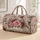 Romantic Rose Garden Florals for Weekend Getaways and Everyday Travel Companions Quilted Weekend Bag - 1
