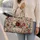 Vintage Botanical Roses and Tulips for Camping, Beach, and Weekend Travel Quilted Weekend Bag - 2