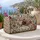 Vintage Botanical Roses and Tulips for Camping, Beach, and Weekend Travel Quilted Weekend Bag - 5