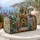 Vintage Botanical Patchwork Florals for Relaxed Weekend Getaways and Beach Escapes Quilted Weekend Bag - 5
