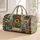 Vintage Botanical Patchwork Florals for Relaxed Weekend Getaways and Beach Escapes Quilted Weekend Bag - 1