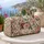 Vintage Rose Garden Florals for Romantic Getaways and Everyday Travel, Unisex Style Quilted Weekend Bag - 5