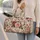 Vintage Rose Garden Florals for Romantic Getaways and Everyday Travel, Unisex Style Quilted Weekend Bag - 2