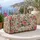 Pink Rose Garden Florals for Romantic Weekend Getaways, Picnics, and Outdoor Escapes Quilted Weekend Bag - 5