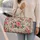 Pink Rose Garden Florals for Romantic Weekend Getaways, Picnics, and Outdoor Escapes Quilted Weekend Bag - 2