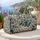 Blue Botanical Wildflowers for Weekend Getaways and Relaxed Travel Adventures for All Quilted Weekend Bag - 5