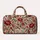 Cranberry Floral Paisley for Campsite Escapes and Weekend Getaways, Unisex Style Quilted Weekend Bag - 6