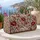 Cranberry Floral Paisley for Campsite Escapes and Weekend Getaways, Unisex Style Quilted Weekend Bag - 5