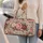 Vintage Rose And Chrysanthemum Florals For Weekend Getaways And Botanical Lovers Quilted Weekend Bag - 2