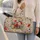 Watercolor Wildflower Blooms for Sunny Beach Days and Weekend Getaways for Women Quilted Weekend Bag - 2