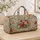 Watercolor Wildflower Blooms for Sunny Beach Days and Weekend Getaways for Women Quilted Weekend Bag - 4
