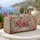 Dusty Rose Garden Florals for Beach Getaways and Relaxed Weekend Escapes for Her Quilted Weekend Bag - 5