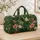 Sage and Blush Tropical Leaf Foliage for Sunny Beach Getaways and Weekend Escapes Quilted Weekend Bag - 4
