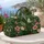 Sage and Blush Tropical Leaf Foliage for Sunny Beach Getaways and Weekend Escapes Quilted Weekend Bag - 5
