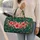 Tropical Rose And Hibiscus Florals For Beach Getaways And Relaxed Summer Travel Quilted Weekend Bag - 2