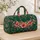 Tropical Rose And Hibiscus Florals For Beach Getaways And Relaxed Summer Travel Quilted Weekend Bag - 4