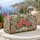 Coral Roses and Blue Butterflies for Garden Getaways, Spring Travel and Weekend Escapes Quilted Weekend Bag - 5