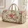 Vintage Rose Garden Florals for Weekend Getaways, Yoga Days and Travel for Women Quilted Weekend Bag - 1