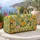 Yellow Roses and Daisies for Sunny Beach Escapes and Relaxed Weekend Getaways for Women Quilted Weekend Bag - 5
