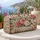 Pink and Ivory Rose Garden for Beach Holidays, Yoga Days and Weekend Travel Quilted Weekend Bag - 5