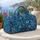 Blue Paisley and Botanical Flourishes for Scenic Getaways and Everyday Travel for All Quilted Weekend Bag - 5