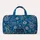Blue Paisley and Botanical Flourishes for Scenic Getaways and Everyday Travel for All Quilted Weekend Bag - 6