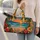 Tropical Beach Sunset and Palm Trees for Coastal Road Trips and Summer Getaways Quilted Weekend Bag - 2