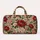 Crimson Garden Blooms for Weekend Travel and Yoga Getaways, Floral Lover Gift Quilted Weekend Bag - 6