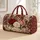 Burgundy Rose Bouquet Blooms for Romantic Getaways and Relaxed Weekend Travel Quilted Weekend Bag - 1