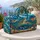 Sea Turtle Ocean Scene for Coastal Beach Travel and Relaxed Summer Vacation Days Quilted Weekend Bag - 5