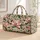 Pink Magnolia and Wildflower Blooms for Weekend Getaways, Beach Days and Garden Escapes Quilted Weekend Bag - 1