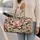 Pink Magnolia and Wildflower Blooms for Weekend Getaways, Beach Days and Garden Escapes Quilted Weekend Bag - 2