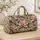 Pink Magnolia and Wildflower Blooms for Weekend Getaways, Beach Days and Garden Escapes Quilted Weekend Bag - 4