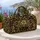 Black And Gold Baroque Floral Scrolls For Elegant Weekend Getaways And Travel Lovers Quilted Weekend Bag - 5