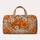 Orange Peony and Rose Florals for Sunny Beach Getaways and Relaxed Weekend Escapes Quilted Weekend Bag - 6