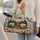 Vintage Camper and Campfire Scenes for Cozy Weekend Getaways and Outdoor Adventures Quilted Weekend Bag - 2