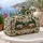 Vintage Camper and Campfire Scenes for Cozy Weekend Getaways and Outdoor Adventures Quilted Weekend Bag - 5