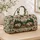 Vintage Camper and Campfire Scenes for Cozy Weekend Getaways and Outdoor Adventures Quilted Weekend Bag - 4